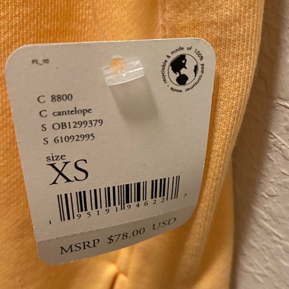 Free People FP Movement Muscle Tunic In Cantelope. NWT - Picture 6 of 11